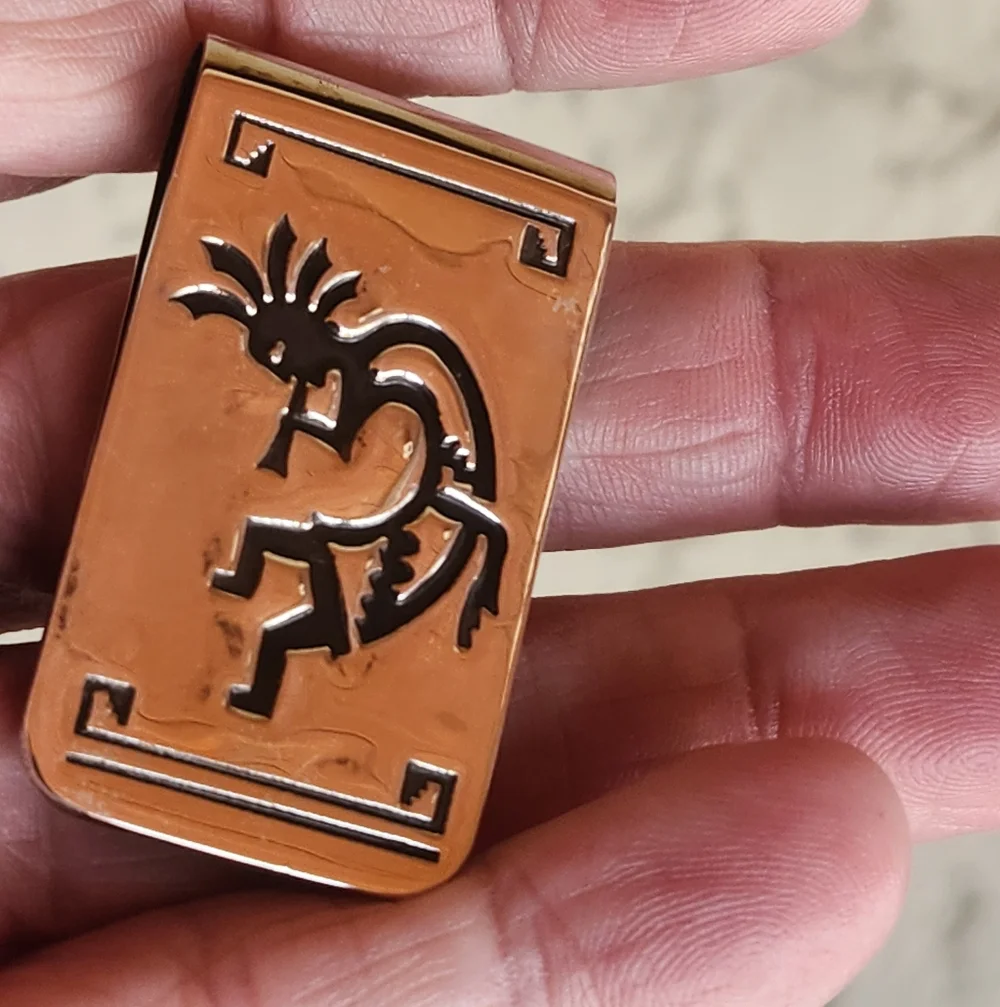 Sterling Silver KOKOPELLI Money CLIP